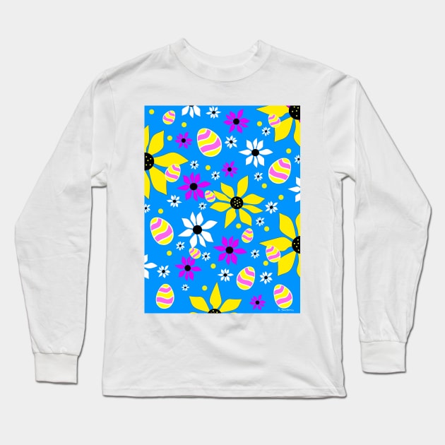 Easter Egg Hunt Long Sleeve T-Shirt by SartorisArt1